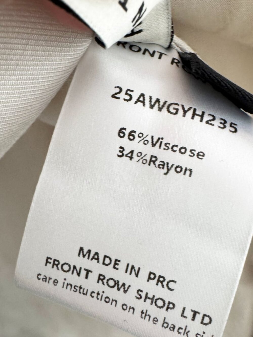 The Front Row Shop Fur Print Top, size Small - Picture 6 of 16